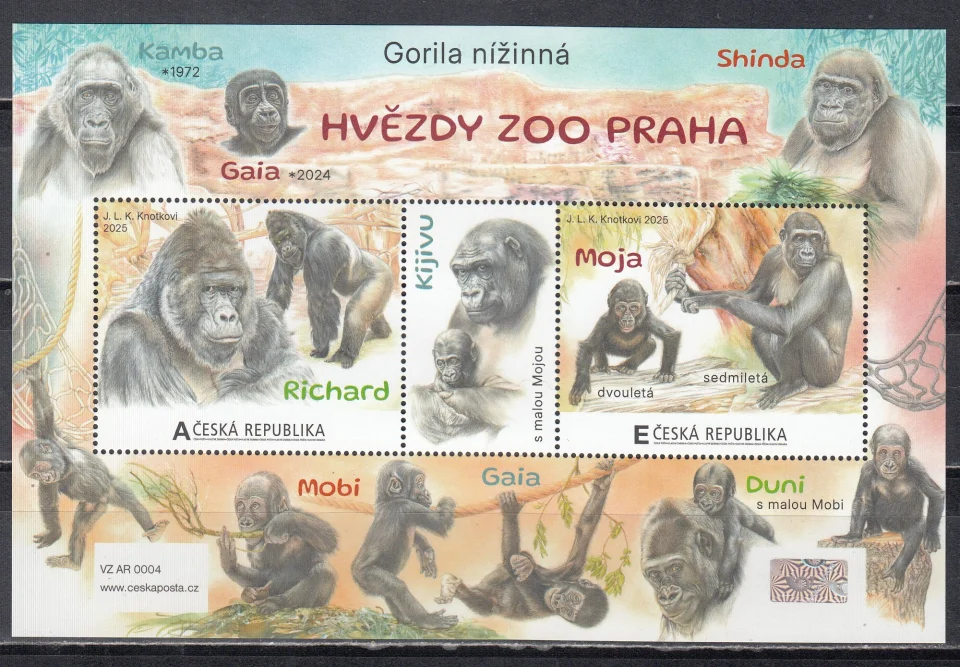 Чехия - Обезьяны пражского зоопарка. Гориллы(2025).