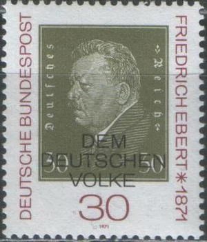 Германия - Политик Фридрих Эберт(1971).