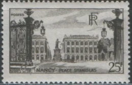 Франция - Площадь Станислава г. Нэнси. Из серии(1947).