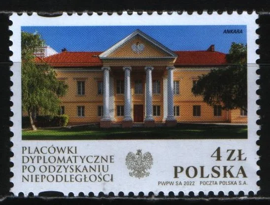 Польша - Дипломатические миссии после восстановления независимости(2022).