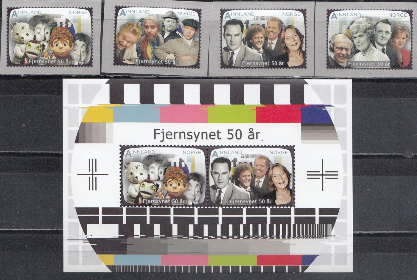 Норвегия - 50-летие норвежского телевидения(2010).
