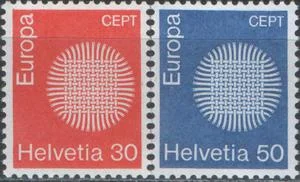 Швейцария - Европа 1970.