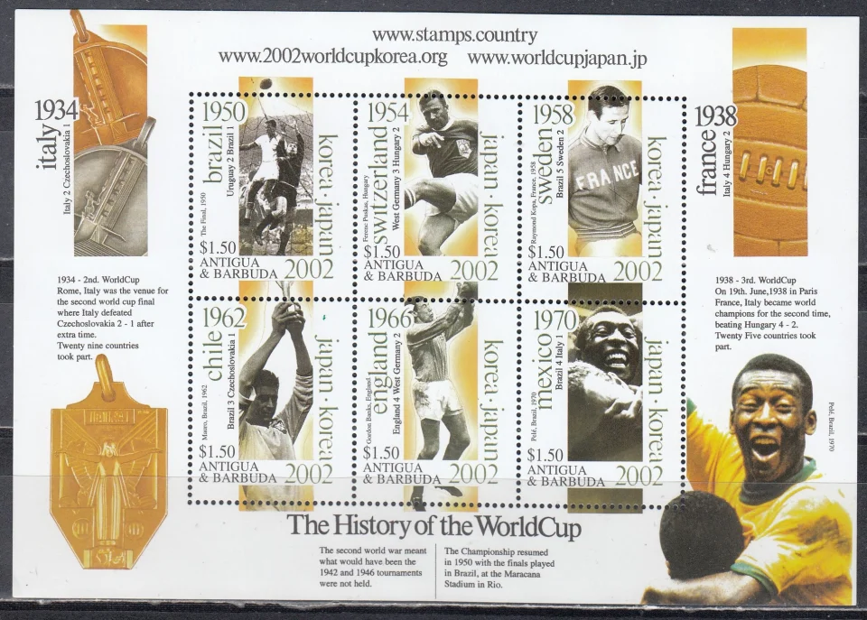 Антигуа и Барбуда - Футбол ЧМ-2002. История кубка мира по футболу(2001).