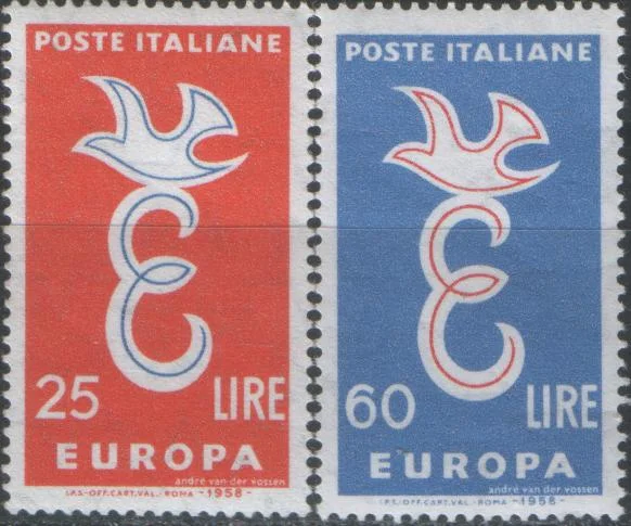 Италия - Европа 1958.