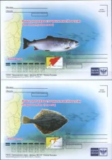 Россия - Рыбы Дальневосточных морей России. 4 ПК. 2017(6).