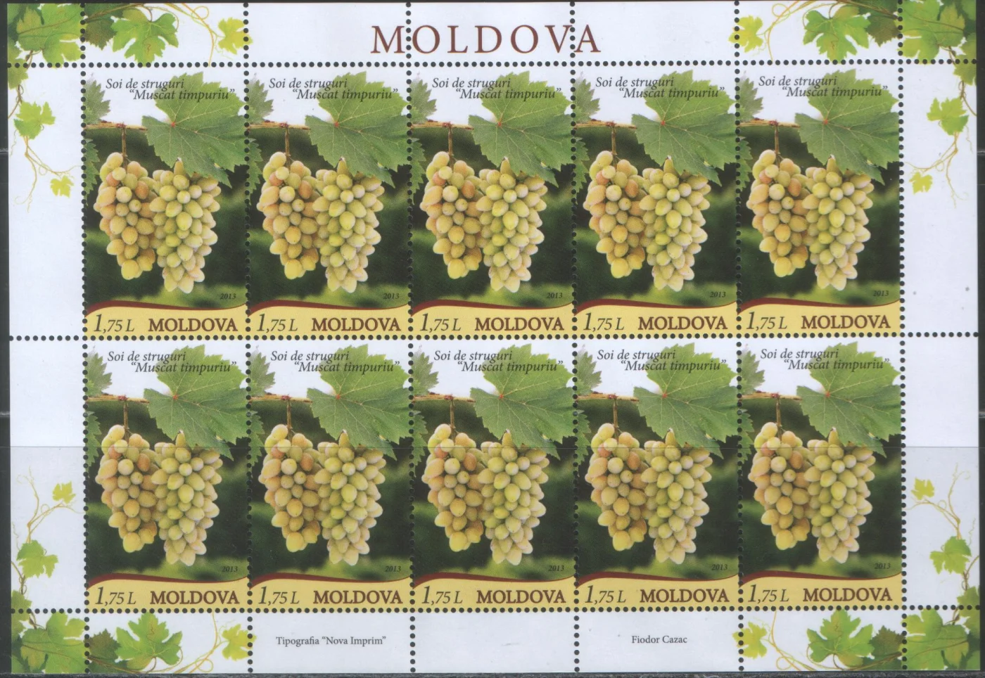 Молдова - Виноград(мл,2013).