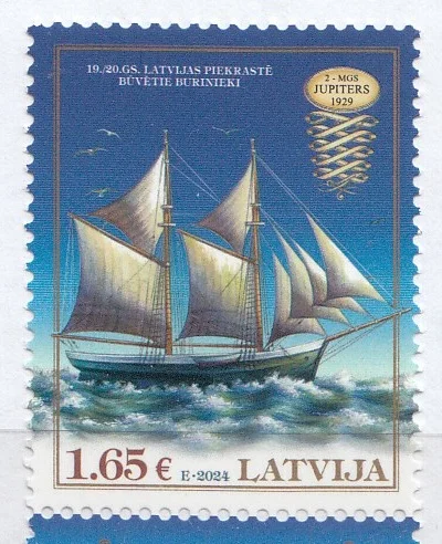 Латвия - Парусник(2024).