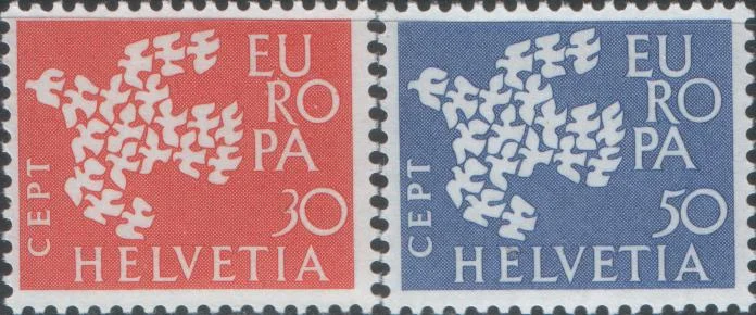 Швейцария - Европа 1961.