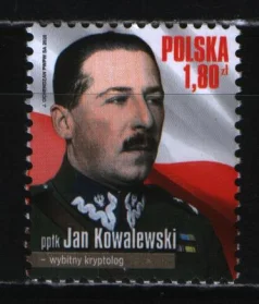 Польша - Выдающийся польский криптолог подполковник Ян Ковалевски(2020).