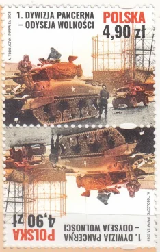 Польша - 2-я Мировая война. 1-я польская бронетанковая дивизия - Одиссея Свободы(V). Тет беш(2025).