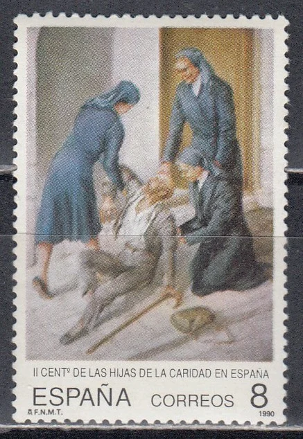Испания - 200-летие организации «Дочери милосердия»(1990).