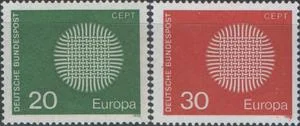 Германия - Европа 1970.