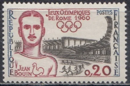 Франция - ЛОИ 1960. Жан Буэн - серебряный призёр в беге на 5000 метров на ЛОИ 1912.