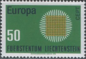 Лихтенштейн - Европа 1970.