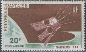 Полинезия(Франц.) - Спутник "D-1"(1966).