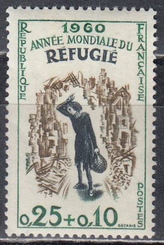 Франция - Всемирный год беженцев(1960).