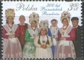 Польша - 300 лет Познанским бамбрам, переселенцам из Германии(2019).