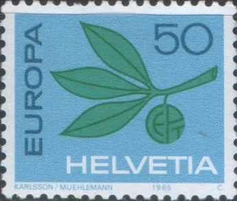 Швейцария - Европа 1965.