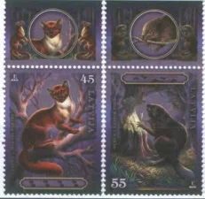 Латвия - Соболь и бобр(2008).