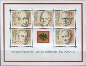 Германия - Президенты Западной Германии(ФРГ)(1982).