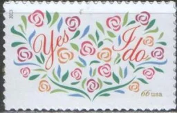 США - Поздравительная марка "Да, я делаю"(2013).