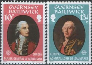 Гернси - Европа 1980.