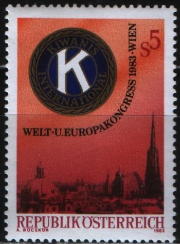 Австрия - Всемирная и европейская конференция Kiwanis International(1983).