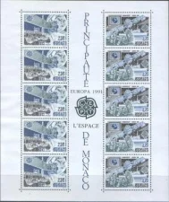 Монако - Европа 1991(блок).