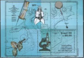 Бразилия - Исследование Антарктиды(1988).