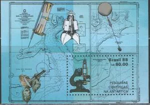 Бразилия - Исследование Антарктиды(1988).