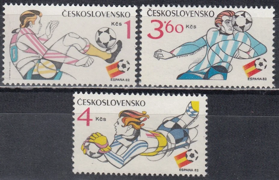 Чехословакия - Футбол ЧМ 1982.
