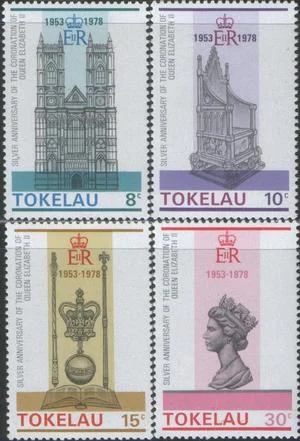 Токелау - 25-я годовщина коронации(1978).