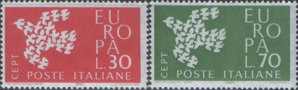 Италия - Европа 1961.