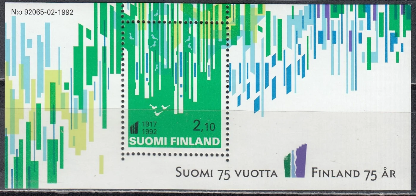 Финляндия - 75-я годовщина независимости Финляндии(1992).