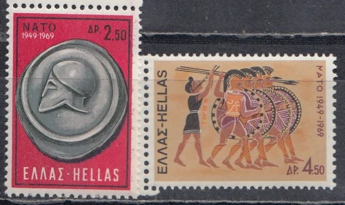 Греция - 20-я годовщина НАТО(1969).