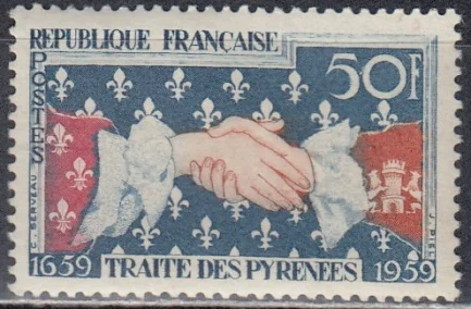 Франция - 300-летие Пиренейского договора(1959).