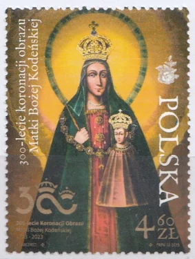 Польша - 300-летие коронации образа Коденьской Богоматери. Икона(2023).