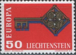 Лихтенштейн - Европа 1968.