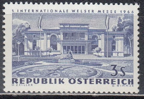 Австрия - 1-я Международная выставка в выставочном центре в Вельсе(1966).