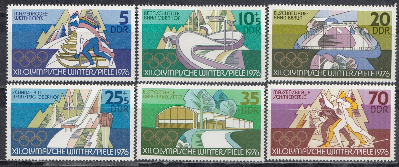 ГДР - ЗОИ 1976.