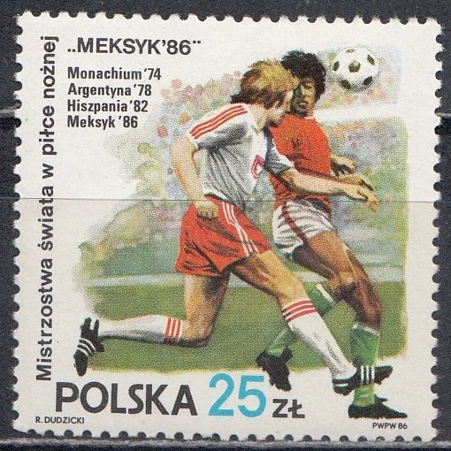 Польша - Футбол ЧМ 1986.