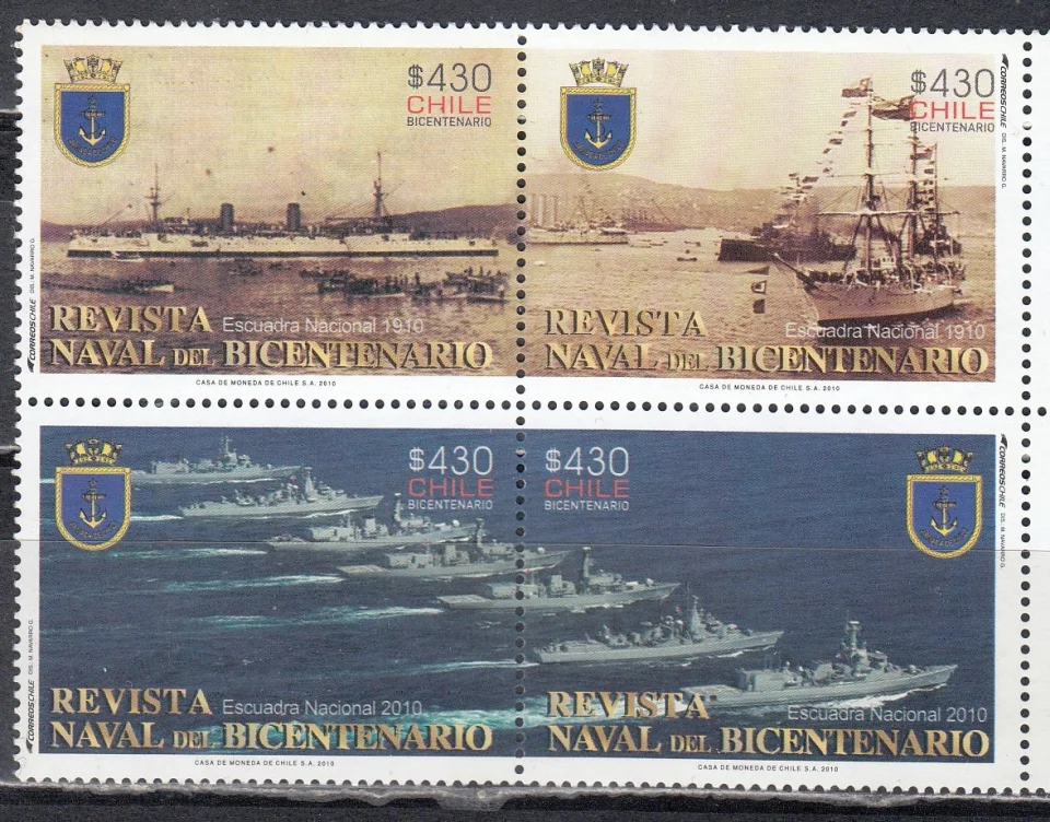 Чили - 200 лет ВМФ Чили(2010).