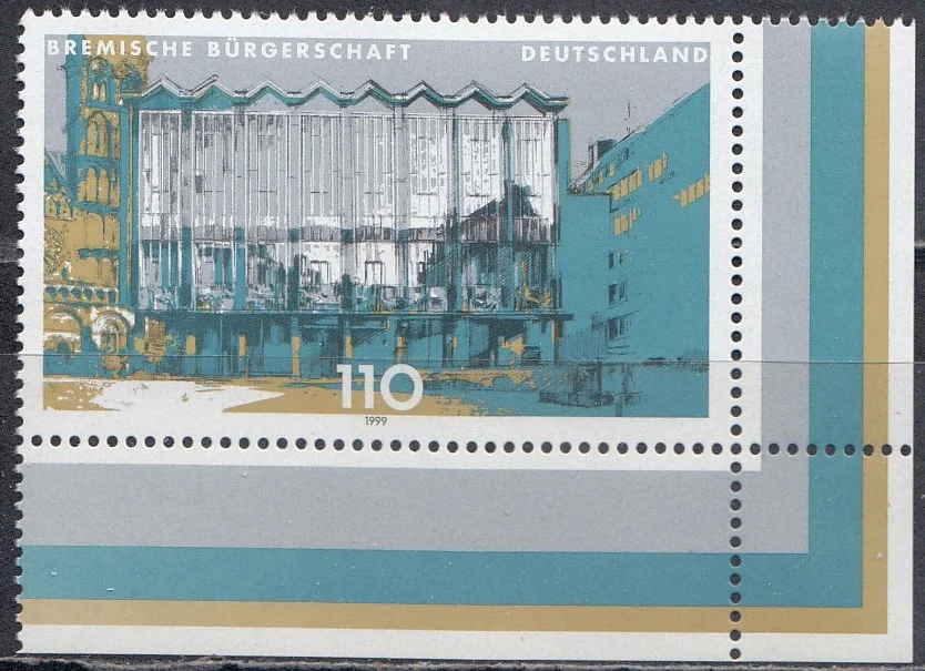 Германия - Здание Бременского парламента(1999).