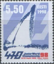 Эстония - ЧМ. Класс яхт 470(1998).