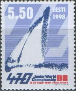 Эстония - ЧМ. Класс яхт 470(1998).