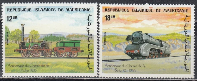 Мавритания - Паровозы(1985).