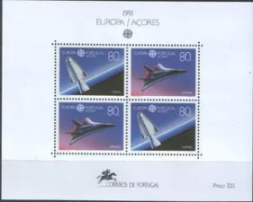 Португалия(Азоры) - Европа 1991(блок).
