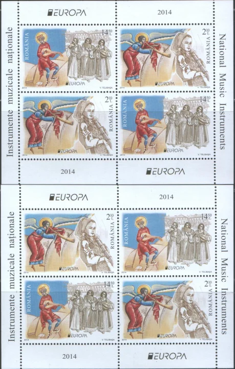 Румыния - Европа 2014(2 блока).
