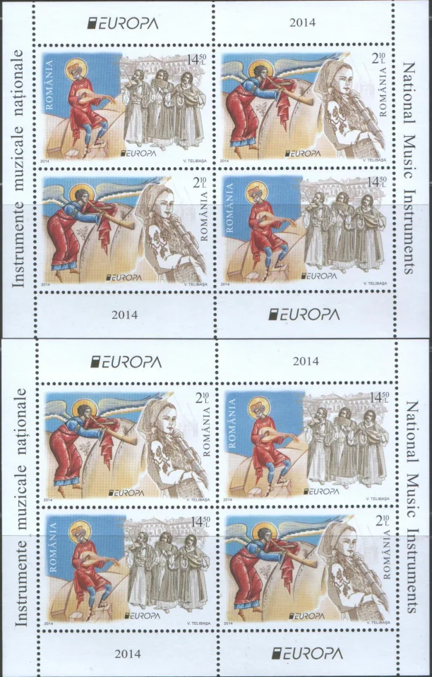 Румыния - Европа 2014(2 блока).