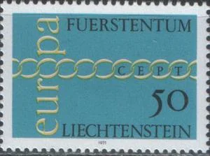 Лихтенштейн - Европа 1971.